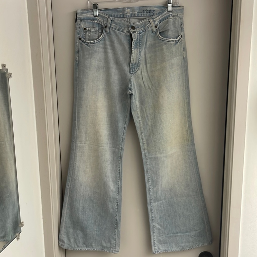 Mens vintage wide leg 7for all mankind 33 30 inseam